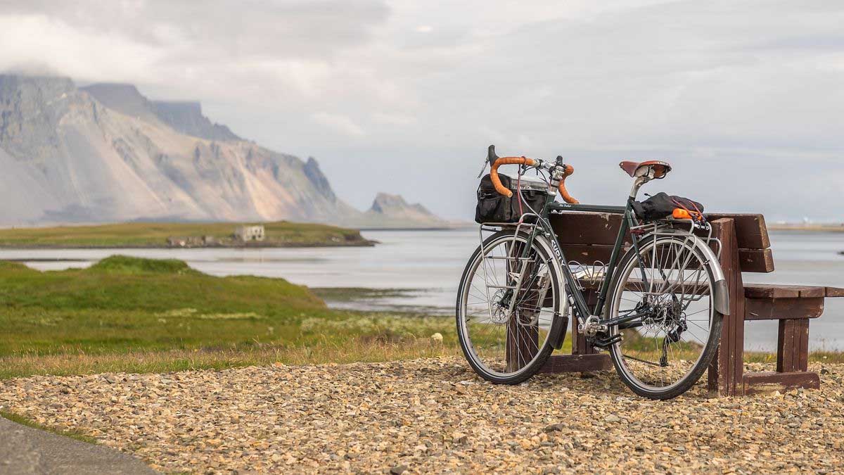 Iceland on bicycle