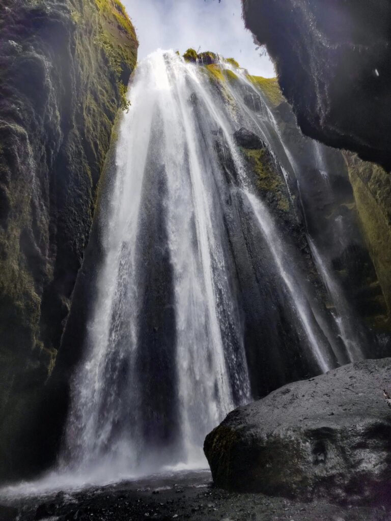 Gljúfrabúi-waterfall