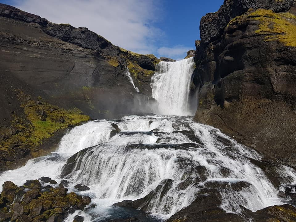 Ófærufoss-waterfall-iceland